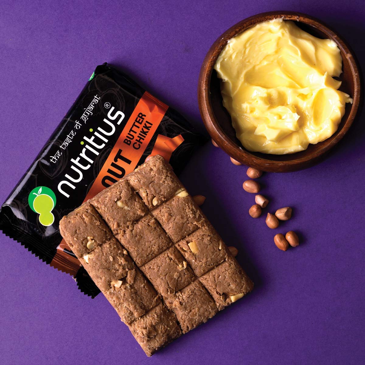 Nutritius Hazelnut Butter & Sukha MEWA Chikkis, 125 Grams (Pack of 3) - Starter Pack 