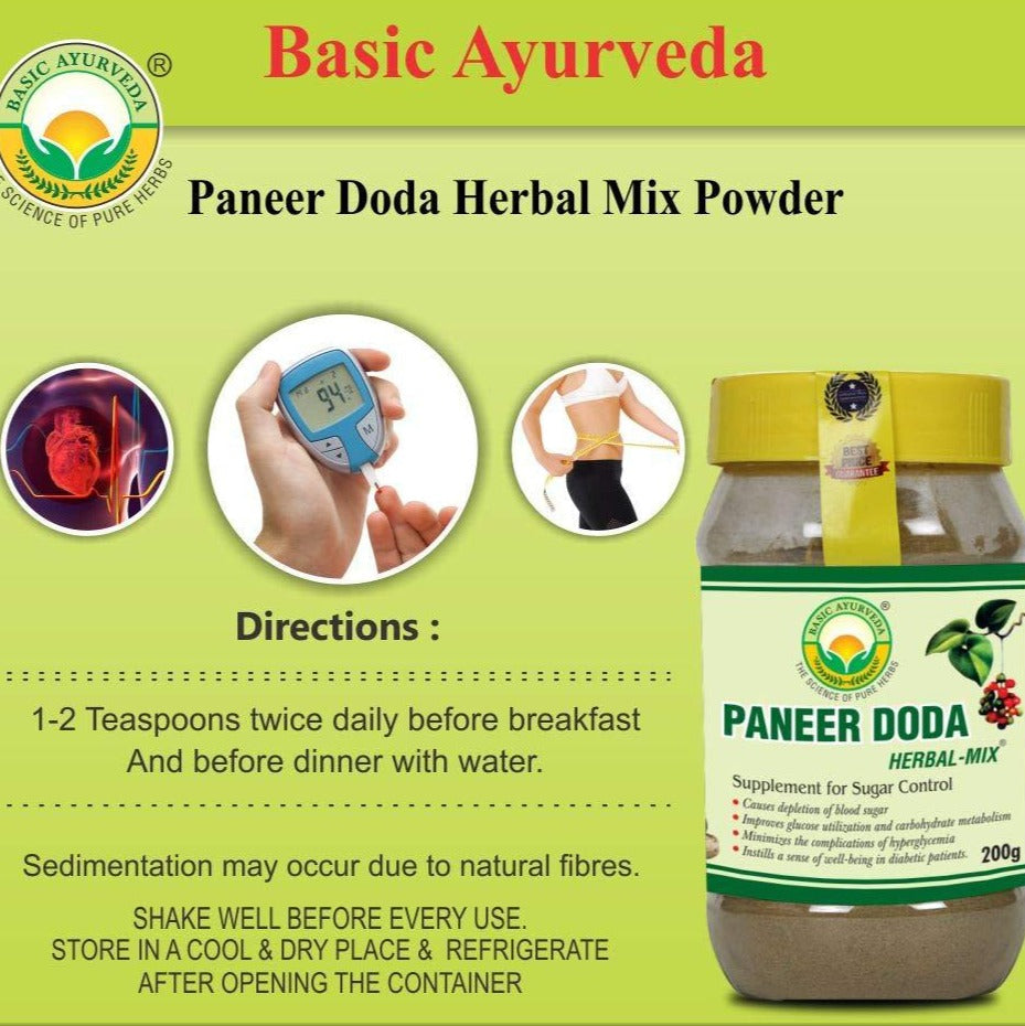 Basic Ayurveda Paneer Doda Herbal Mix 