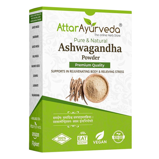 Attar Ayurveda Ashwagandha Powder  Grab2Buy Attar Ayurveda Grab2Buy
