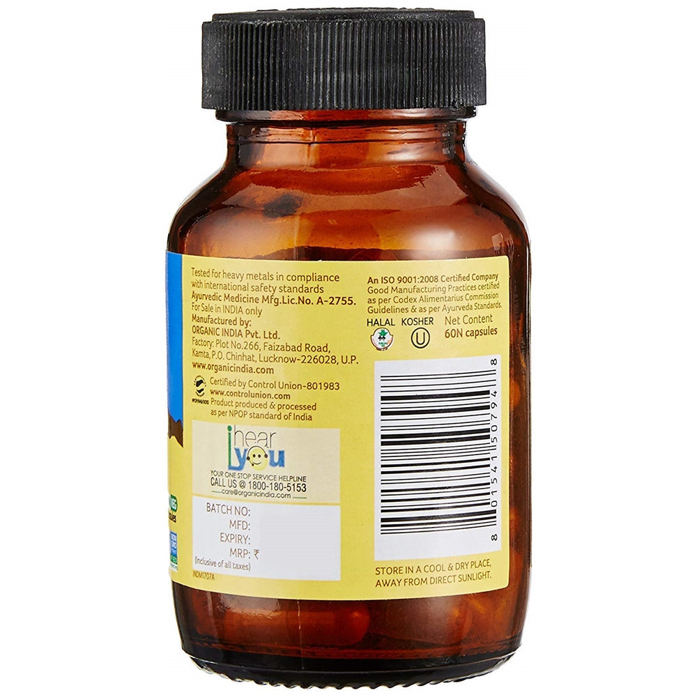 Organic India Turmeric Formula 60 Cap 