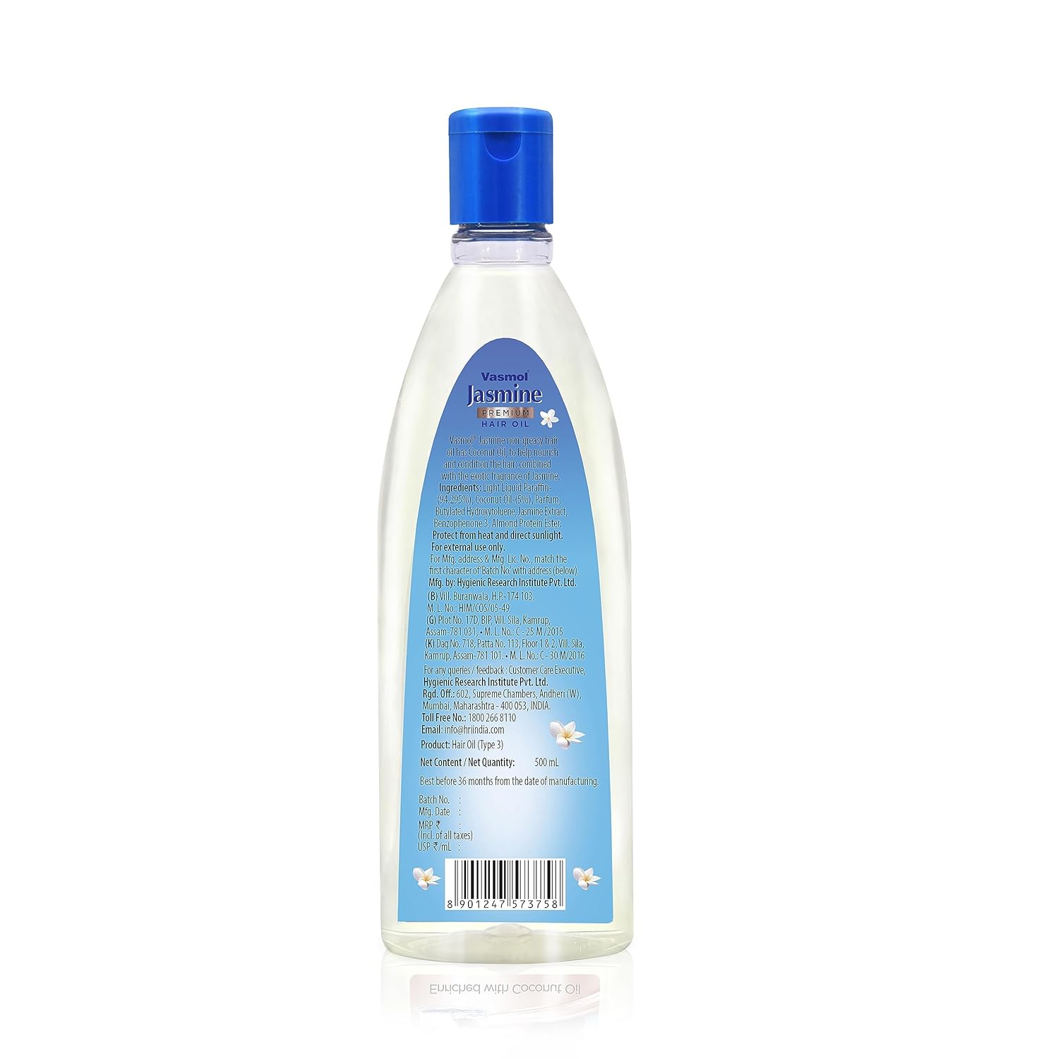 Vasmol Jasmine Premium Hair Oil 