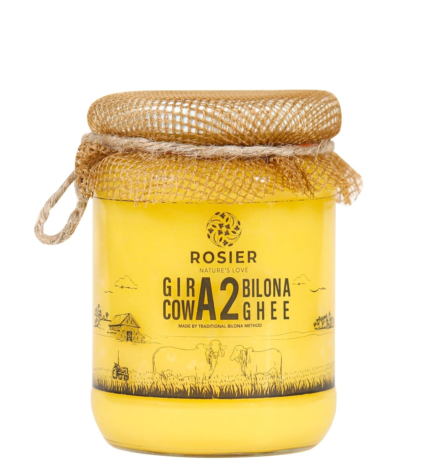 Rosier A2 Gir Cow Bilona Ghee | Traditional Bilona Method A2 Cow Ghee 