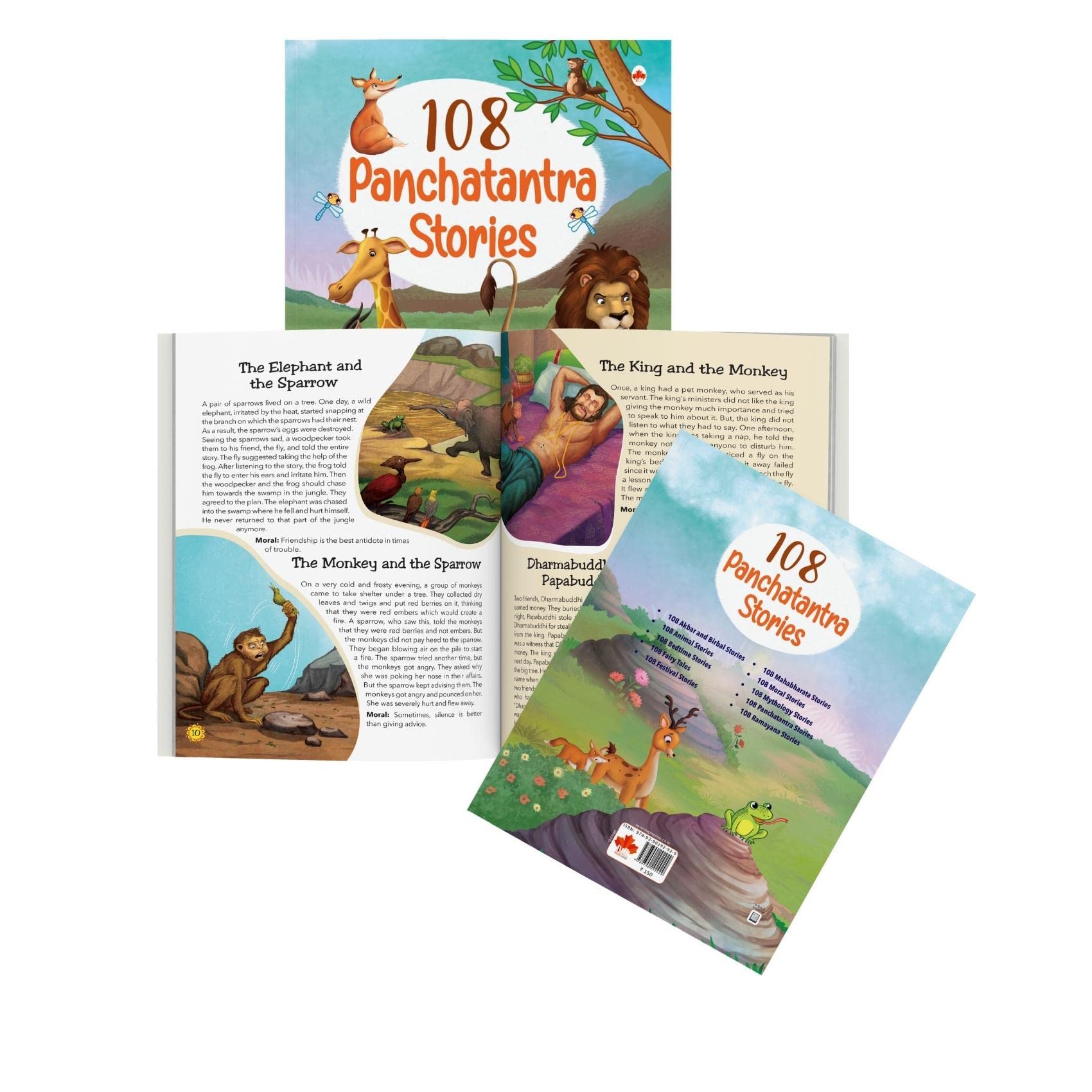 108 Panchatantra Stories (Illustrated) - Story Book For Kids - English Short Stories - Moral Stoy Book - Bedtime Stories - Age 3+ - Read Aloud To Infants, Toddlers 