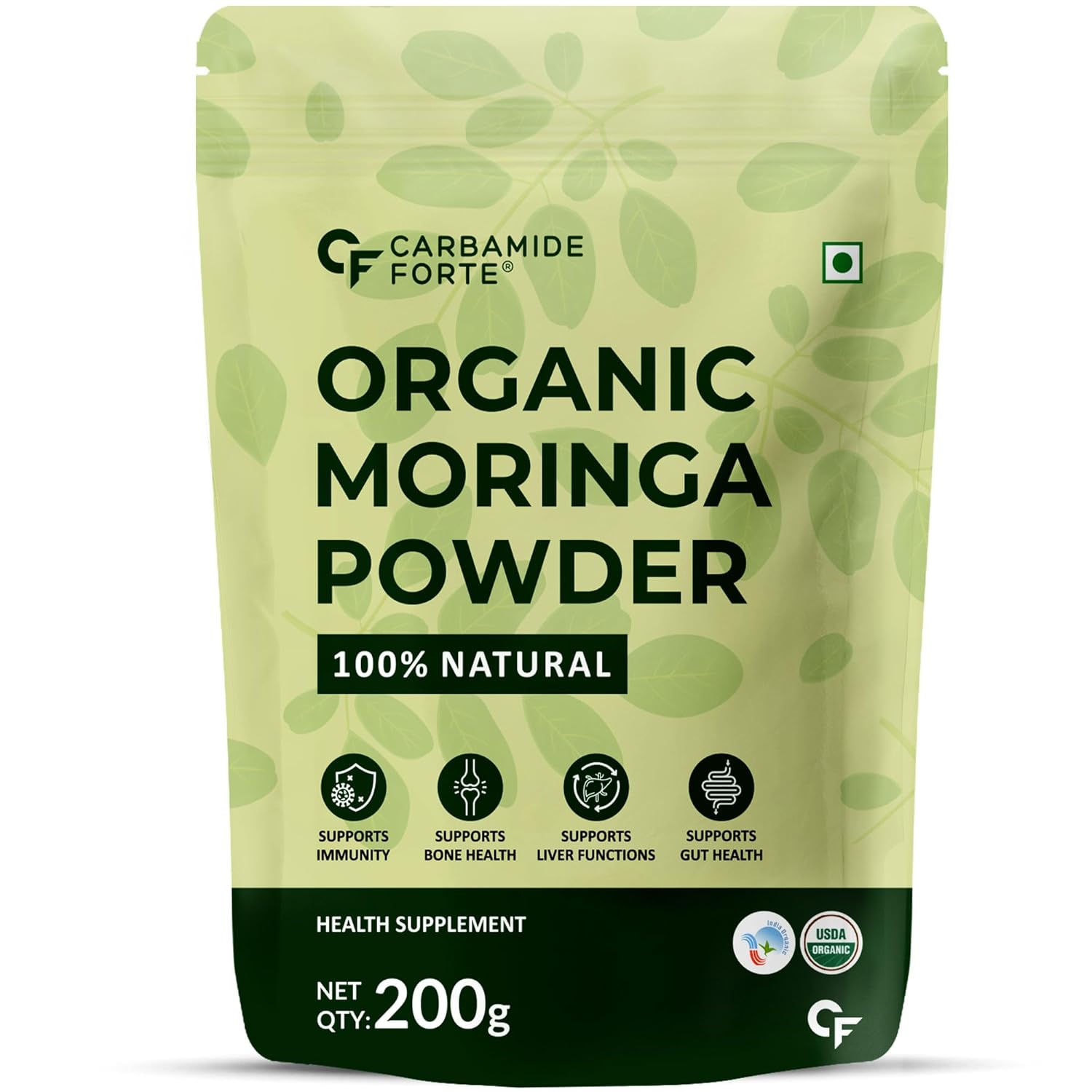 Carbamide Forte Organic Moringa Leaf Powder 