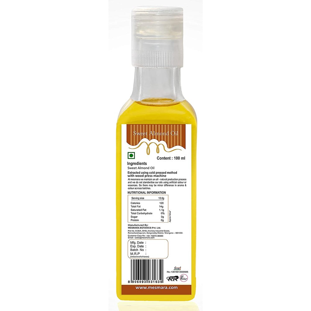 Mesmara Cold Pressed Edible Almond Oil 