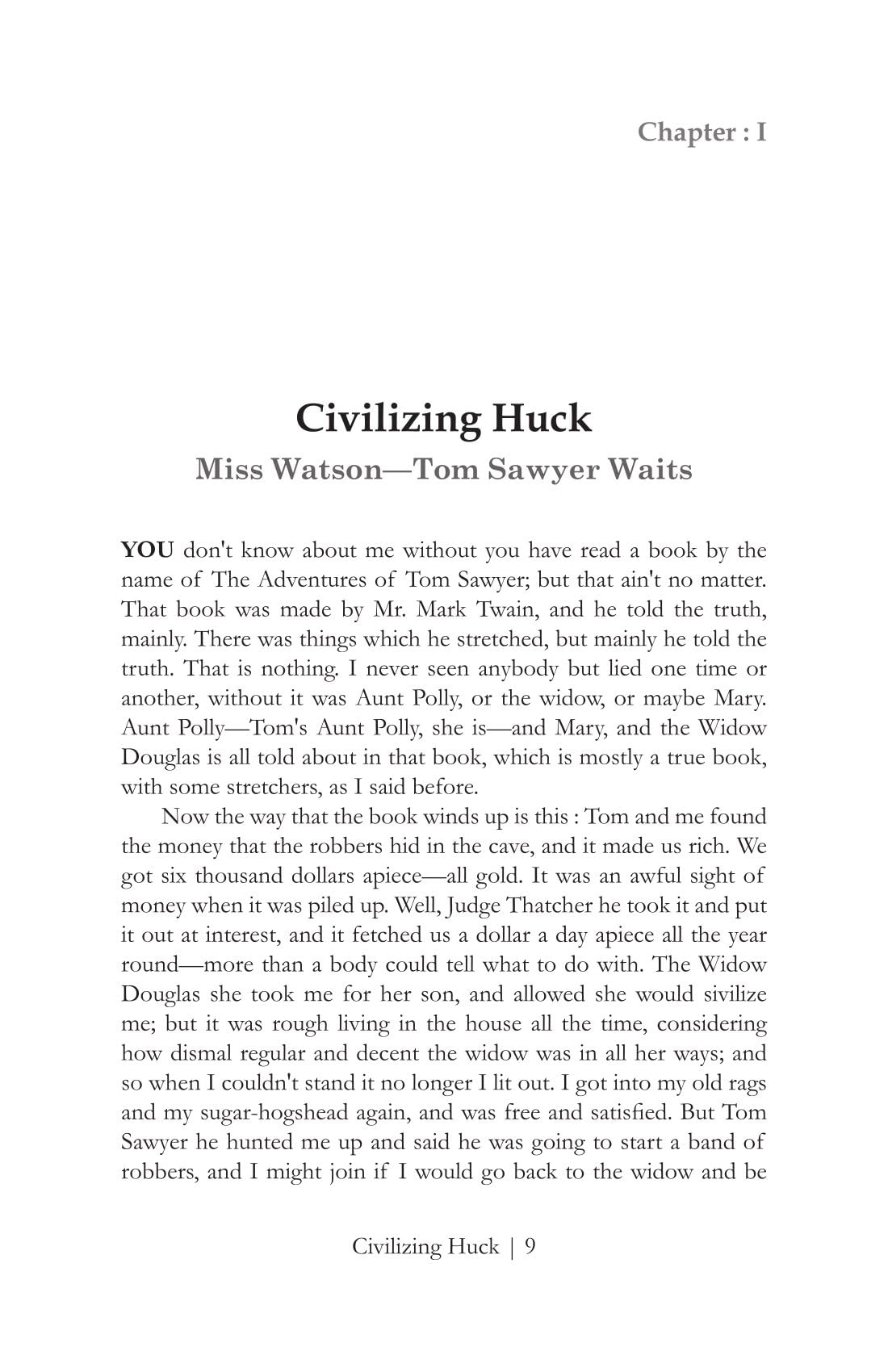 The Adventures Of Huckleberry Finn - Mark Twain  Grab2Buy Unbound Script Grab2Buy