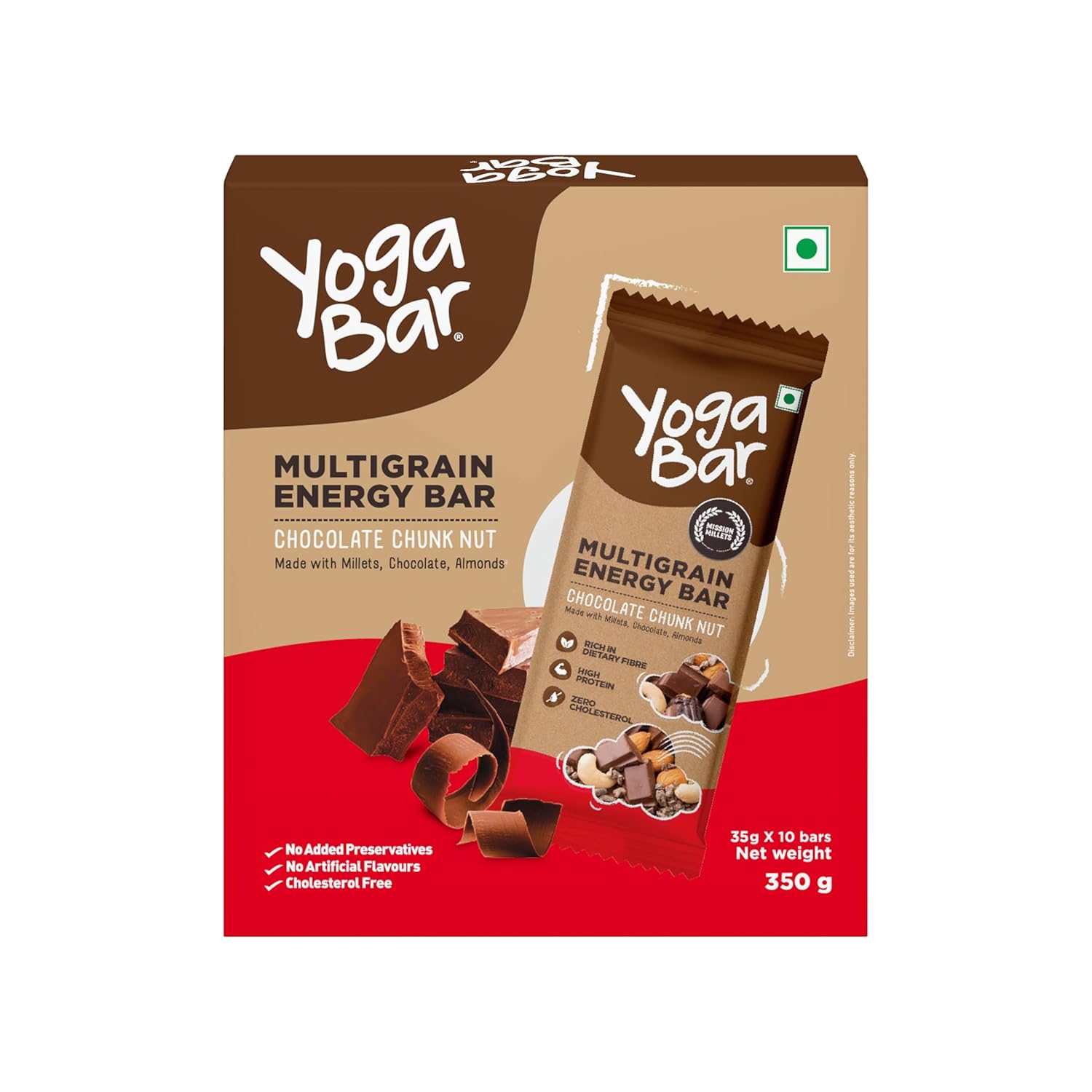 Yoga Bar Chocolate Chunk Nut Multigrain Energy Bars  Grab2Buy Yoga Bar Grab2Buy