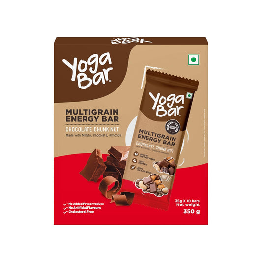 Yoga Bar Chocolate Chunk Nut Multigrain Energy Bars  Grab2Buy Yoga Bar Grab2Buy