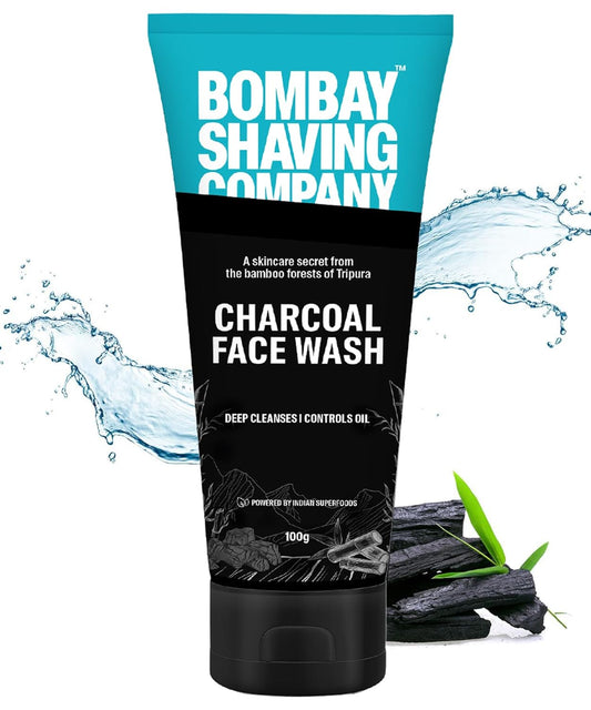 Bombay Shaving Company Charcoal Face Wash for Men Anti Pollution, Oil Control and Brightening