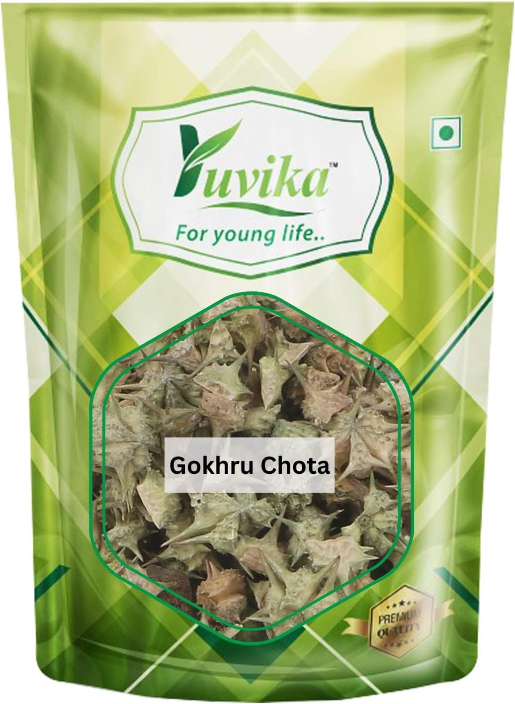 Yuvika Gokhru Chota | Gokhroo Chota - Tribulus Terrestris Seeds - Small Caltrops 