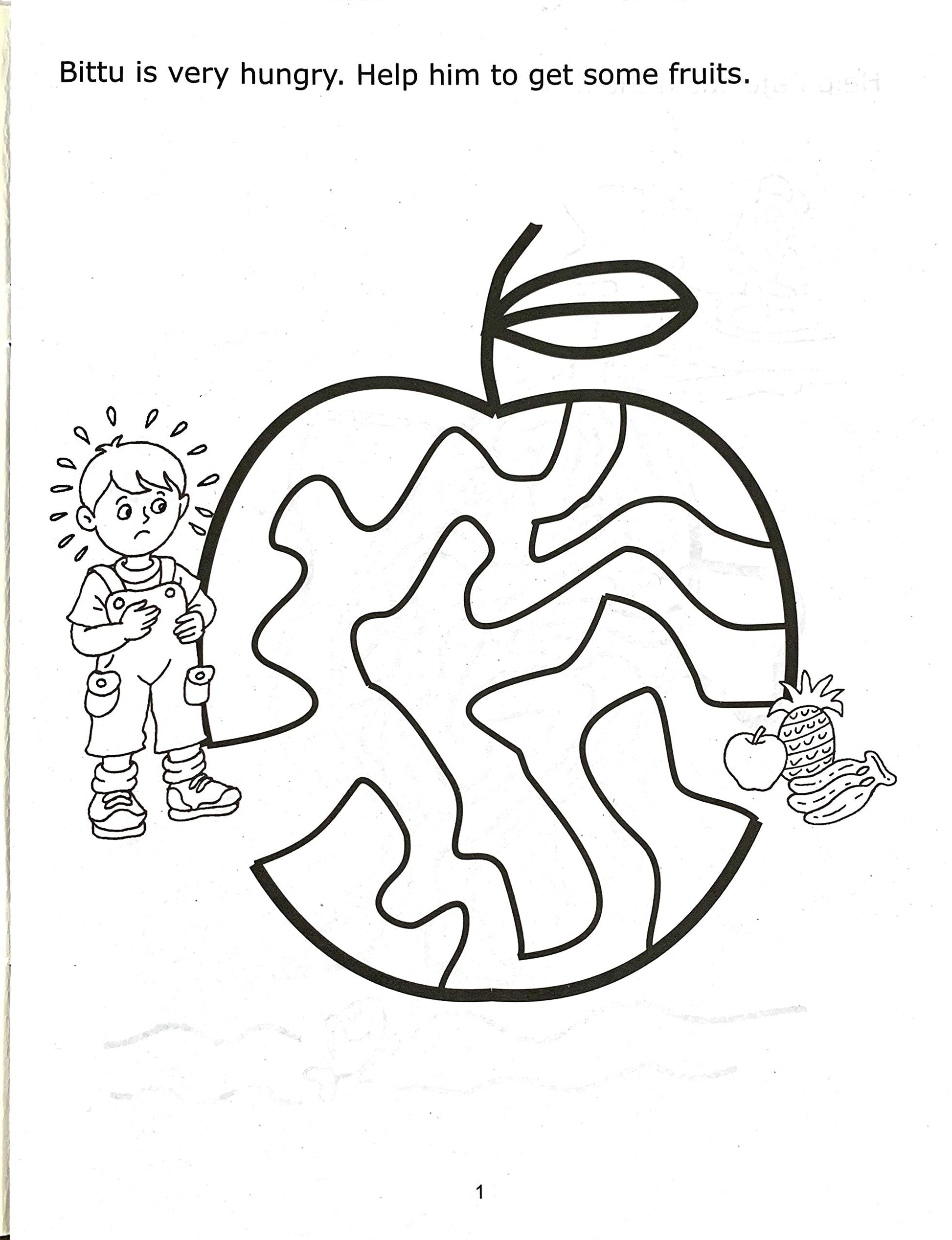Scholars Hub Activity Book For Kids Set 2- My Book Of Find The Differences & My Book Of Mazes (Set Of 2 Activity Books) (For Ages 3+) | 128 Pages