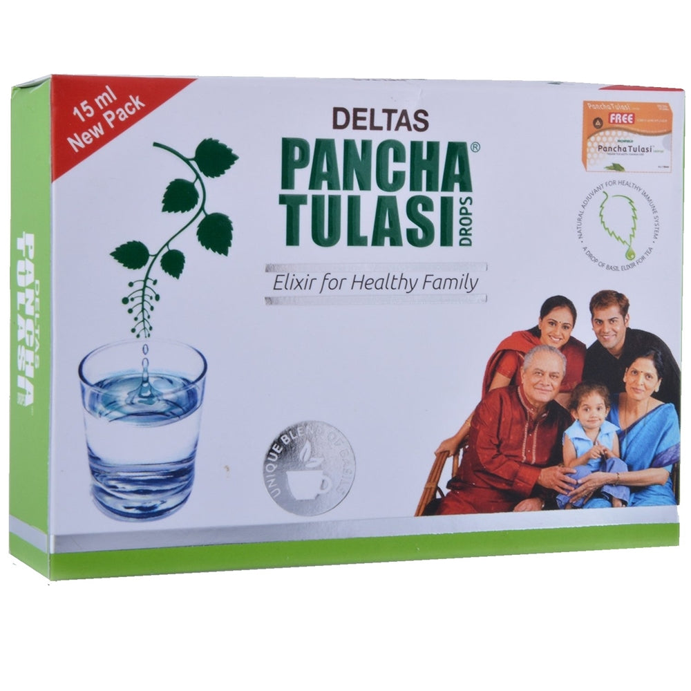 Deltas Pancha Tulasi Drops 15 ml  Grab2Buy Deltas Grab2Buy