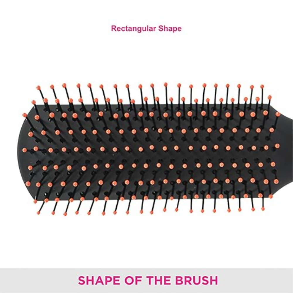 Vega Flat Brush With Clip, Black  Grab2Buy Vega Grab2Buy