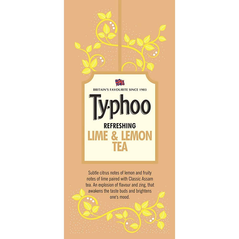 Typhoo Refreshing Lime & Lemon Tea Bags  Grab2Buy Typhoo Grab2Buy