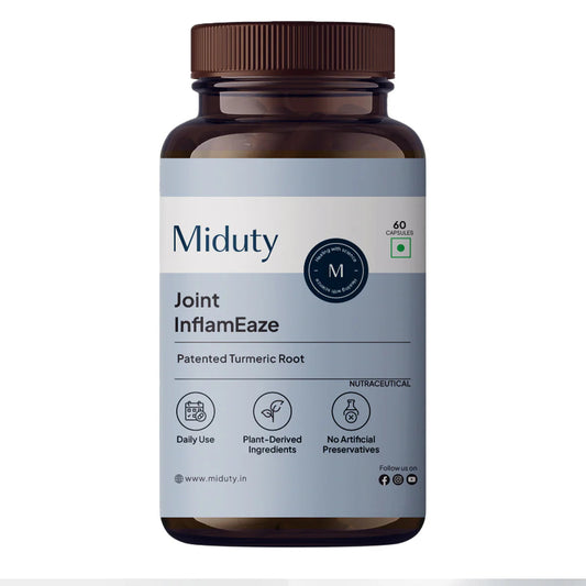Miduty by Palak Notes Joint InflamEaze Capsules (Formerly Joint Pain Relief) 