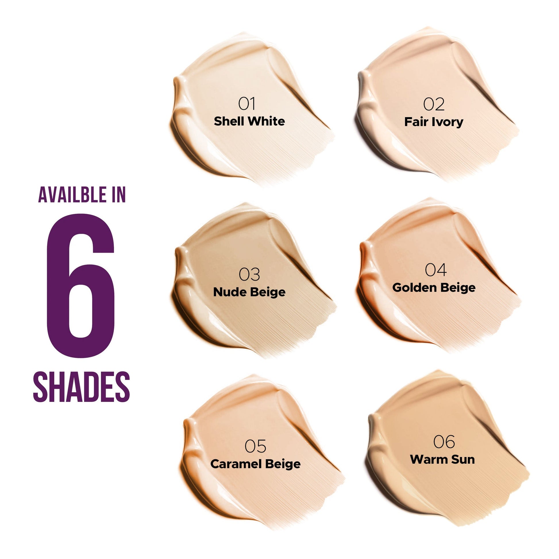 Hilary Rhoda Super Cover Waterproof Foundation - Shell White 01