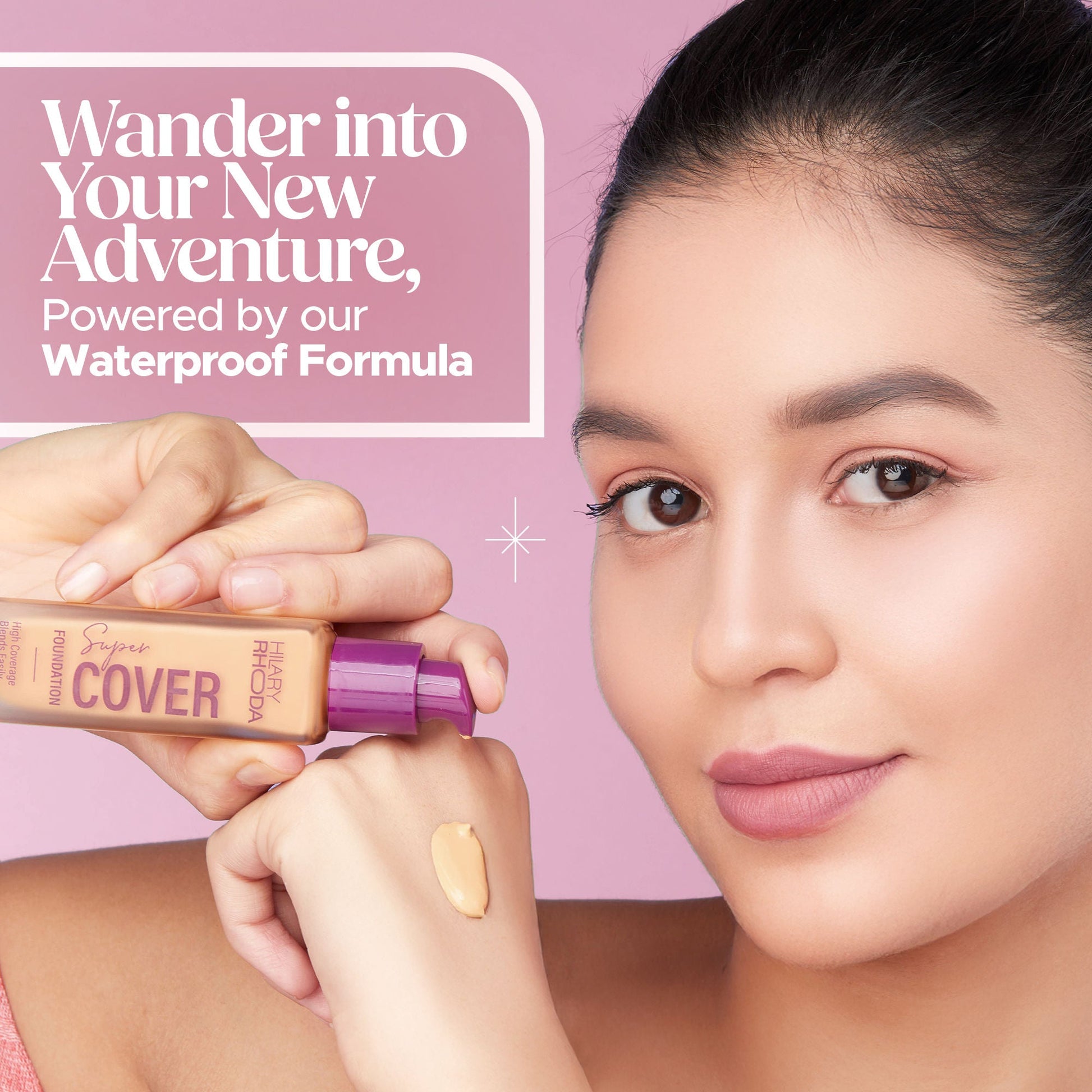 Hilary Rhoda Super Cover Waterproof Foundation - Caramel Beige 05