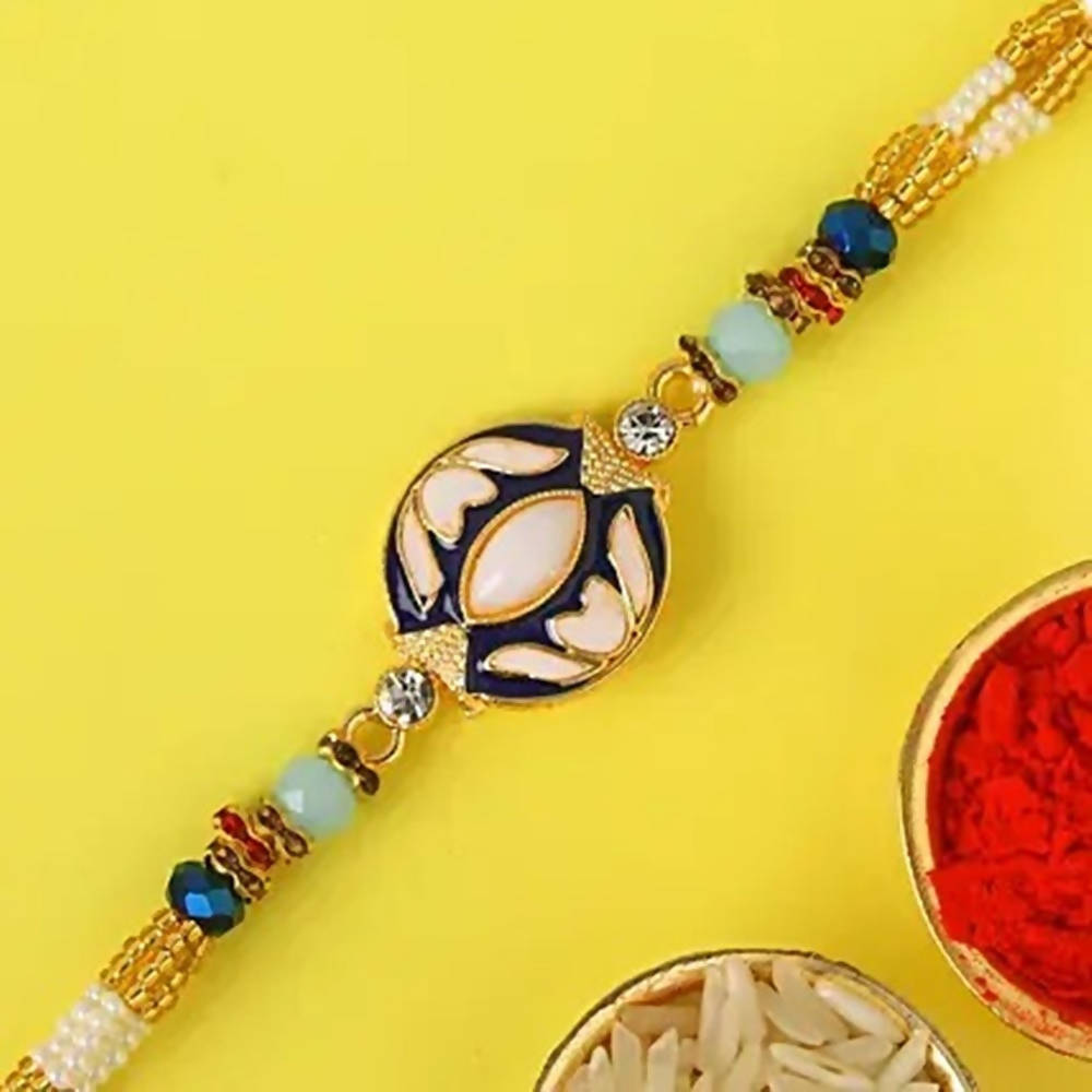 Meenakari Rakhi & Ferrero Rocher Rakshabandhan Box