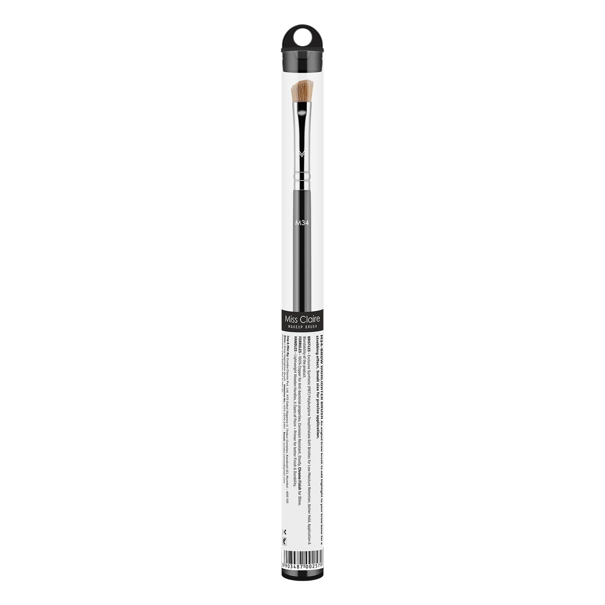 Miss Claire M34 - Brow Highlighter Brush - Chrome