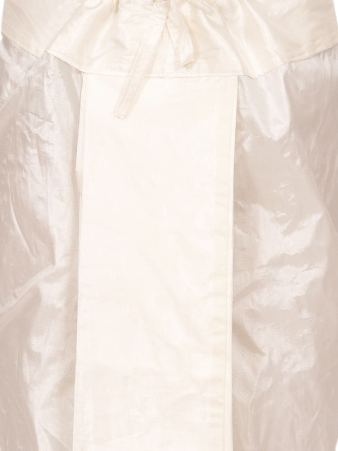 Sethukrishna Boys White Solid Pure Cotton Kurta With Dhoti Pant