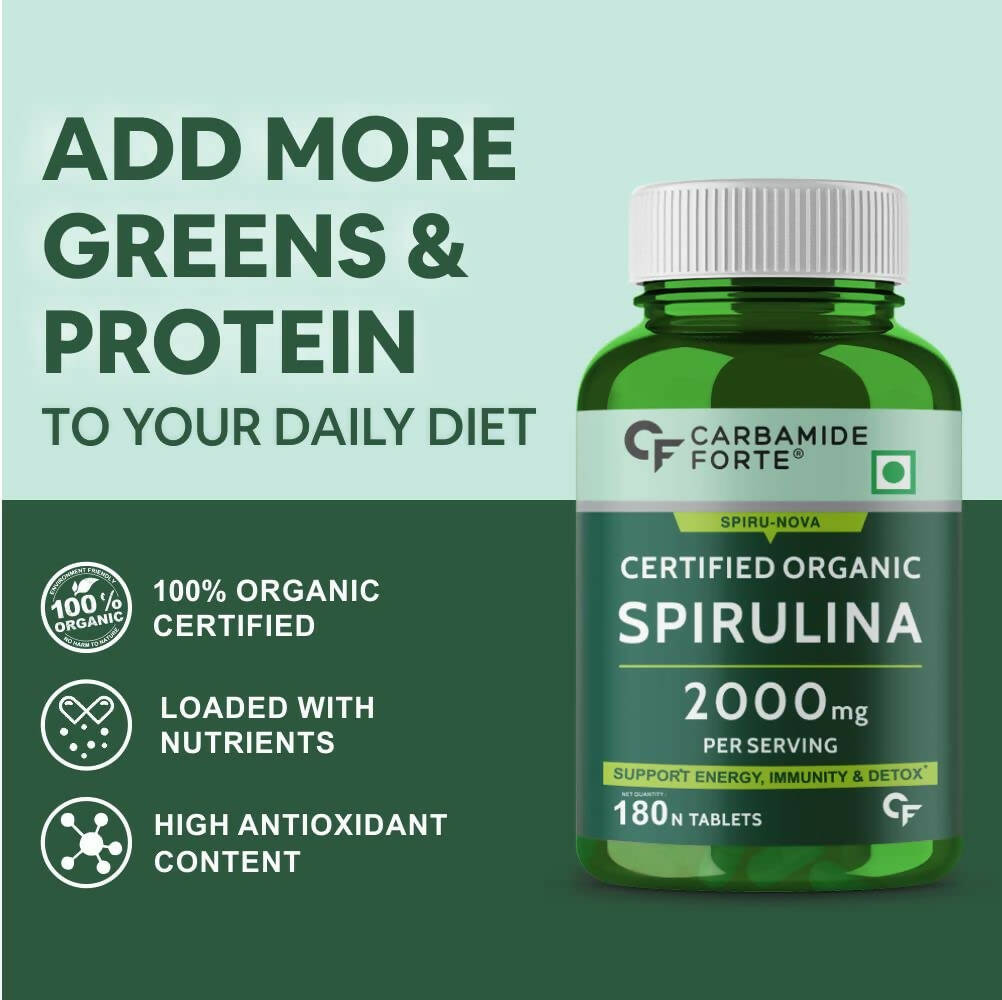 Carbamide Forte Organic Spirulina Tablets 
