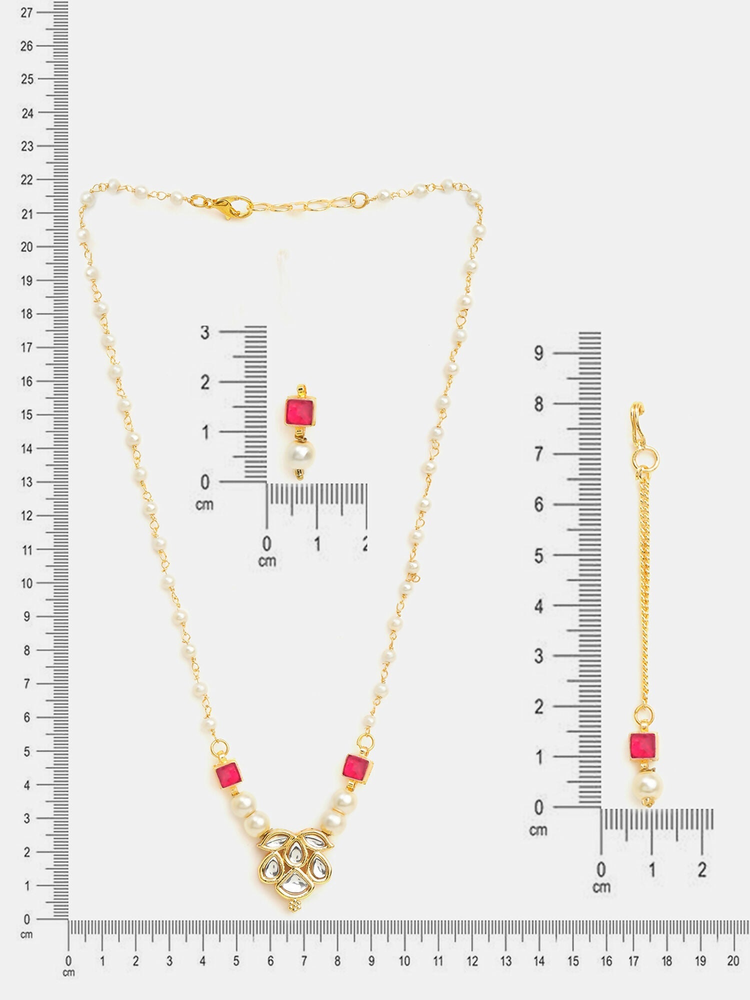 Ruby Raang Mannat Kundan Set