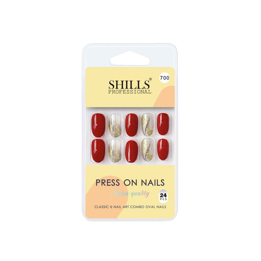 Shills Professional Reusable Press On Nails Oval - SPN700