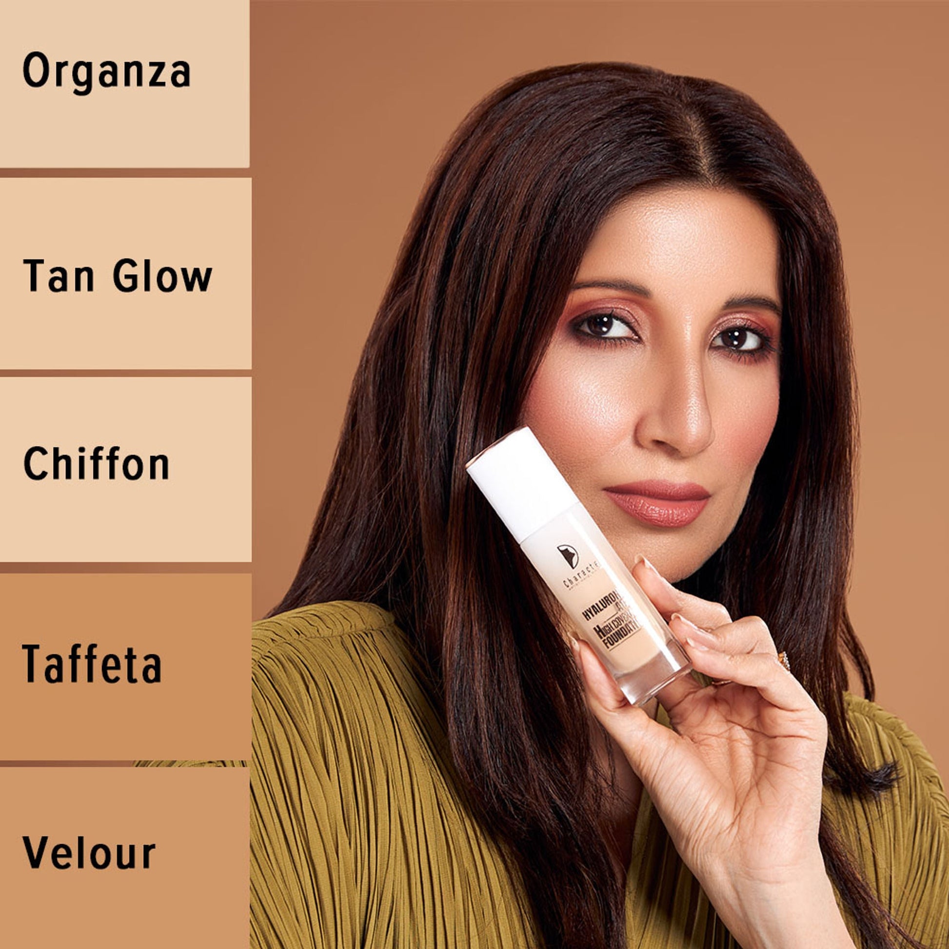 Character Hyaluronic Acid High Coverage Foundation - Bamboo 004