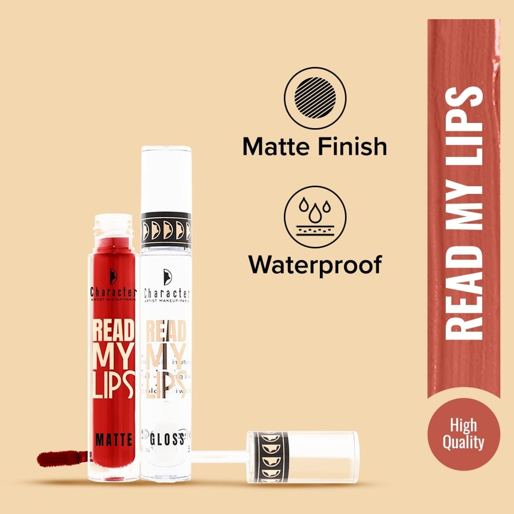 Character Read My Lips Matte Liquid Lipstick - Luxe Lip 010
