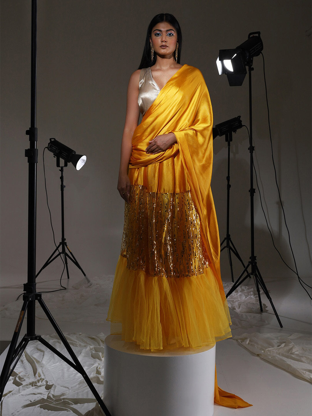 Tikhi Imli Satin embroidered Ready to Wear Grab2Buy 