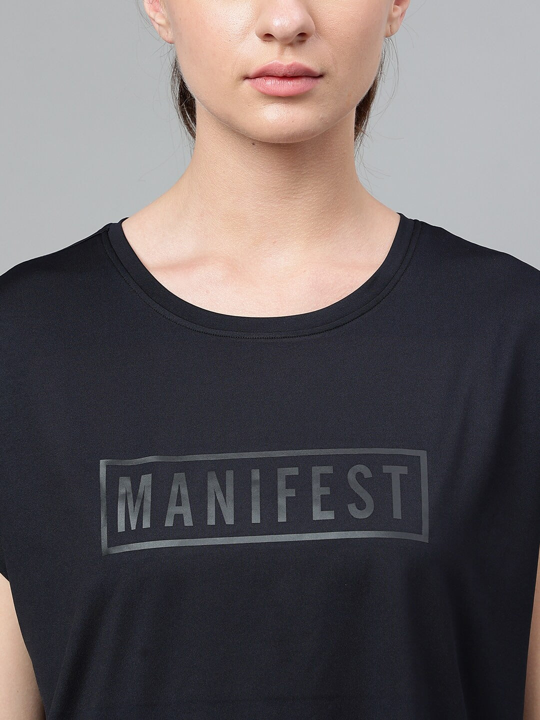 MKH Typography Printed Extended Sleeves Dri-FIT Relaxed Fit T-shirt 