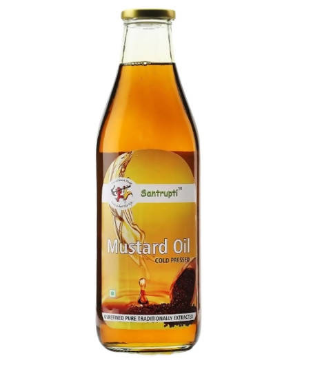 Santrupti Mustard Oil (Cold Pressed) - Grab2buy