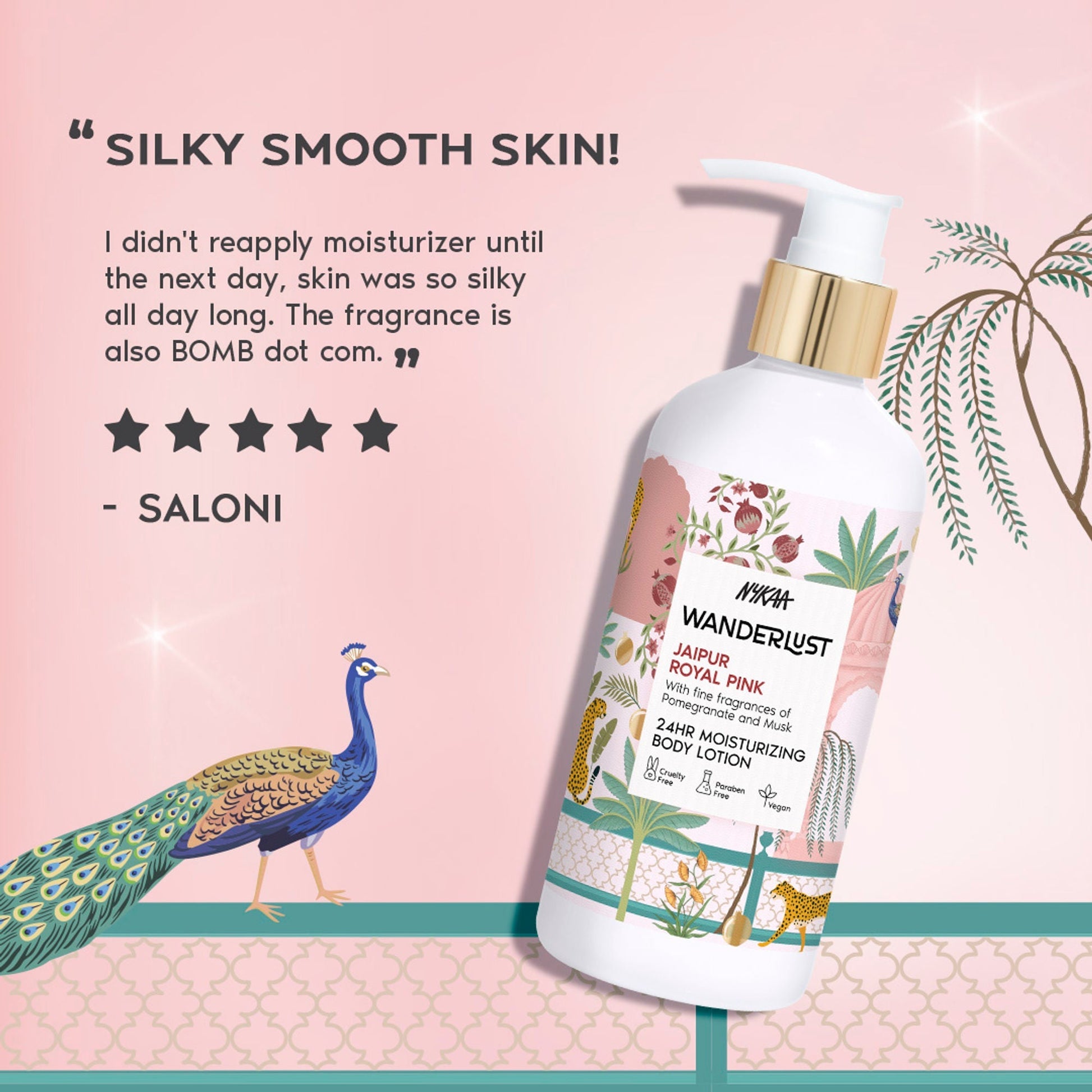 Wanderlust Moisturizing Body Lotion - Royal Pink  Grab2Buy Wanderlust Grab2Buy