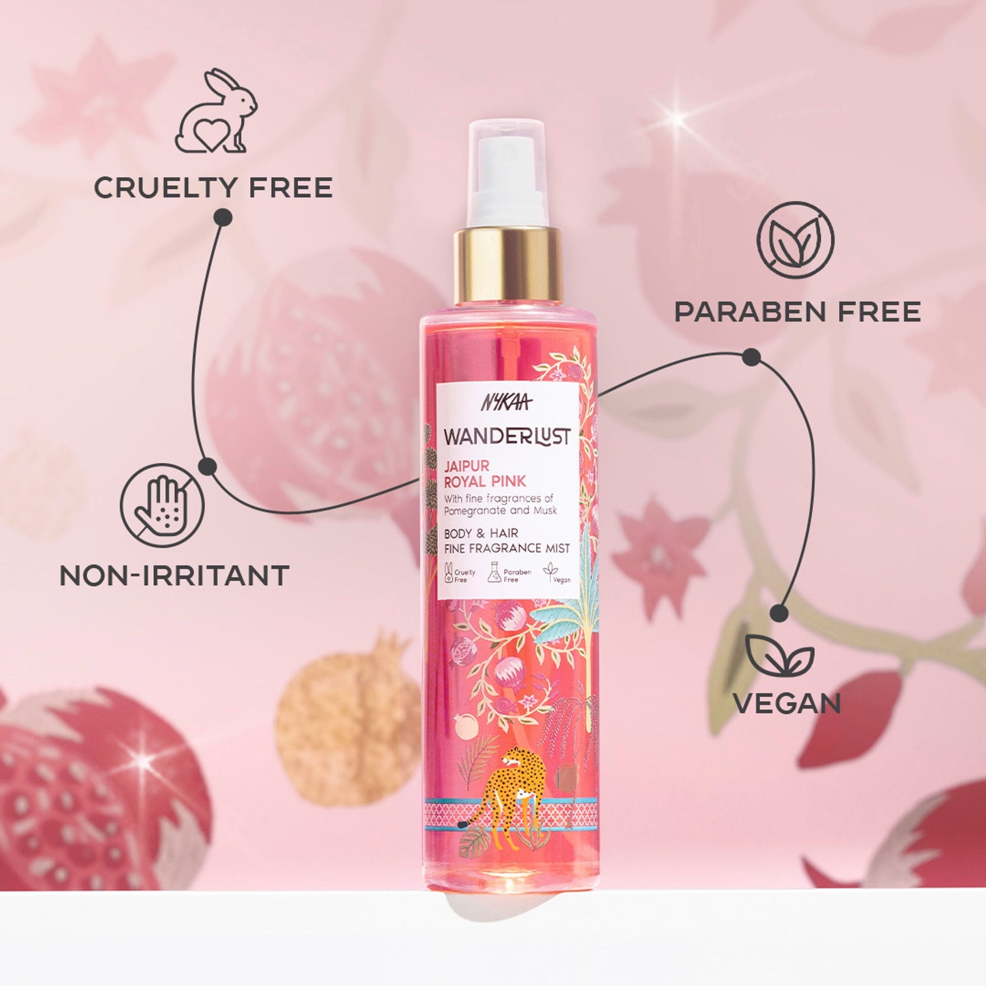 Wanderlust Fragrance Mist For Her - Royal Pink  Grab2Buy Wanderlust Grab2Buy
