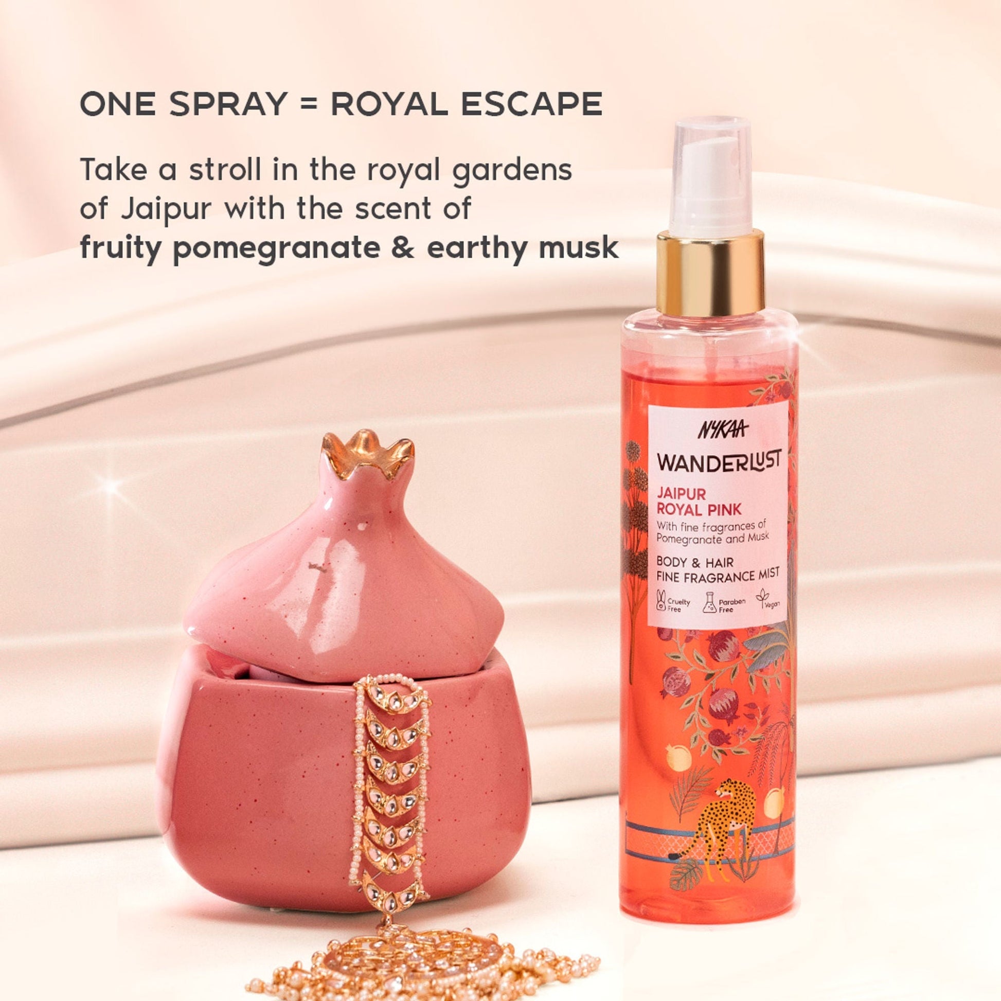 Wanderlust Fragrance Mist For Her - Royal Pink  Grab2Buy Wanderlust Grab2Buy