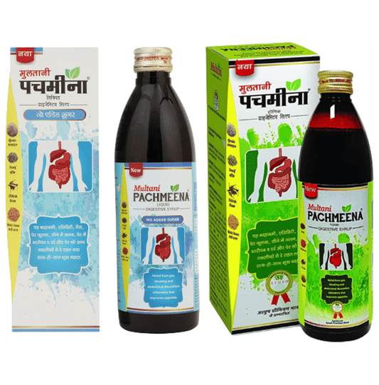 Multani Combo Pack of Pachmeena Tonik & Pachmeena Liquid No Added Sugar (300ml Each) 
