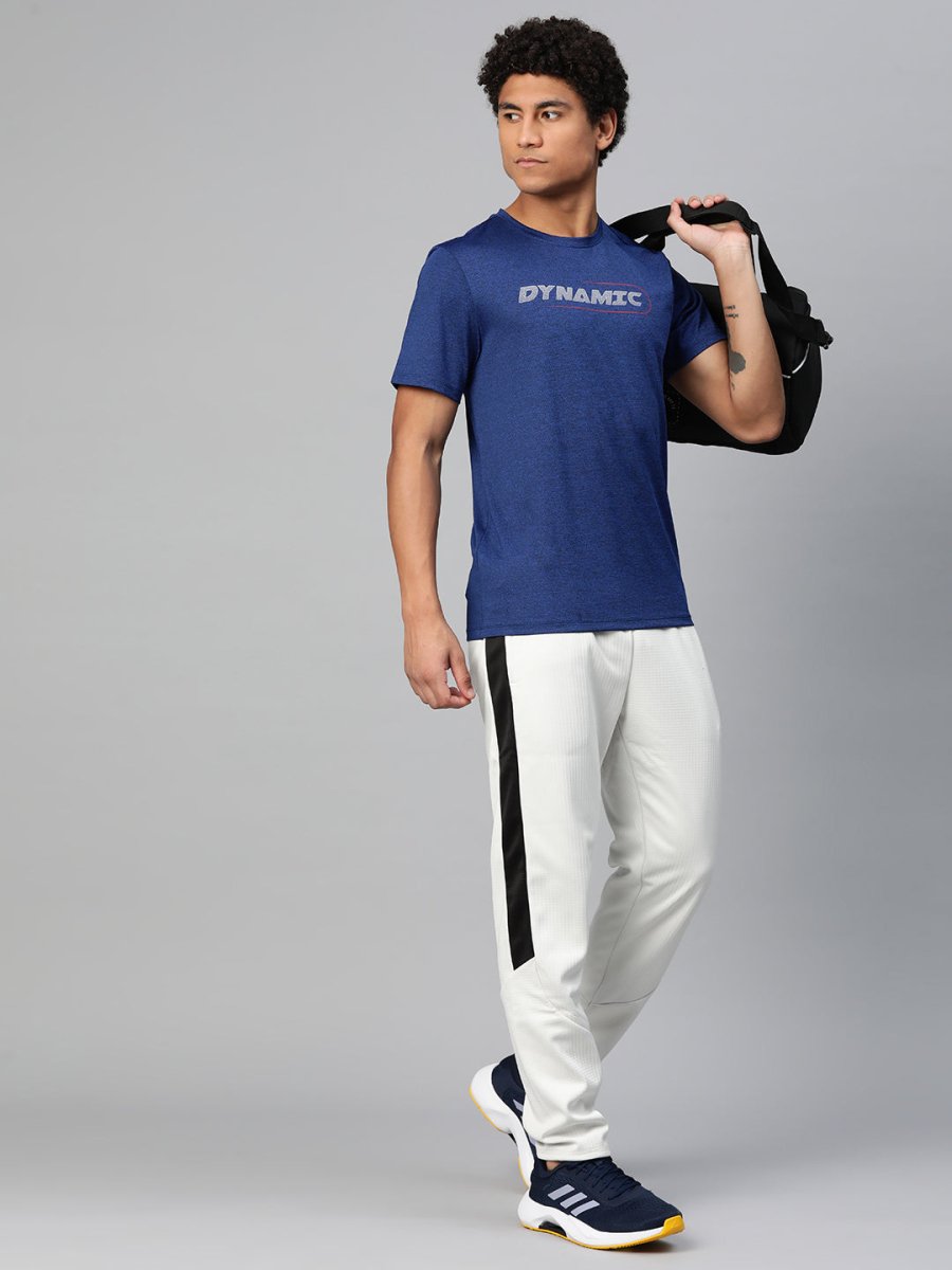 Alcis Typography Printed Anti Static Slim Fit T-shirt 