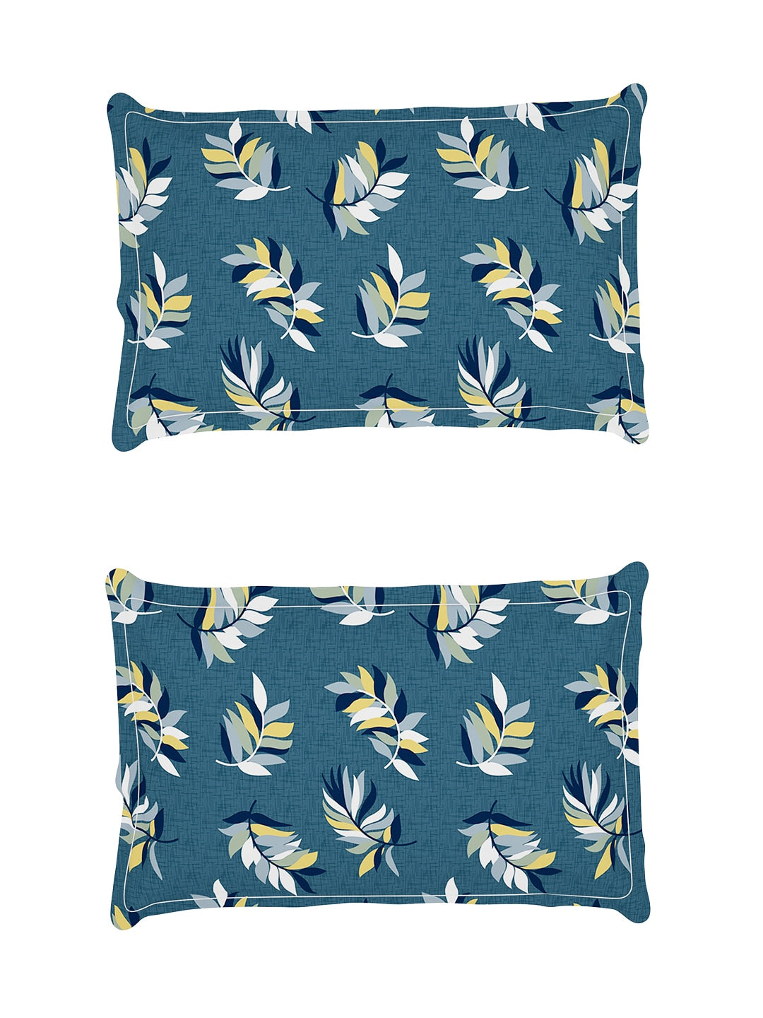 Story@home Arena Grey & Yellow Floral Printed 180 TC Queen Bedsheet & 2 Pillow Covers  Grab2Buy Story@home Grab2Buy