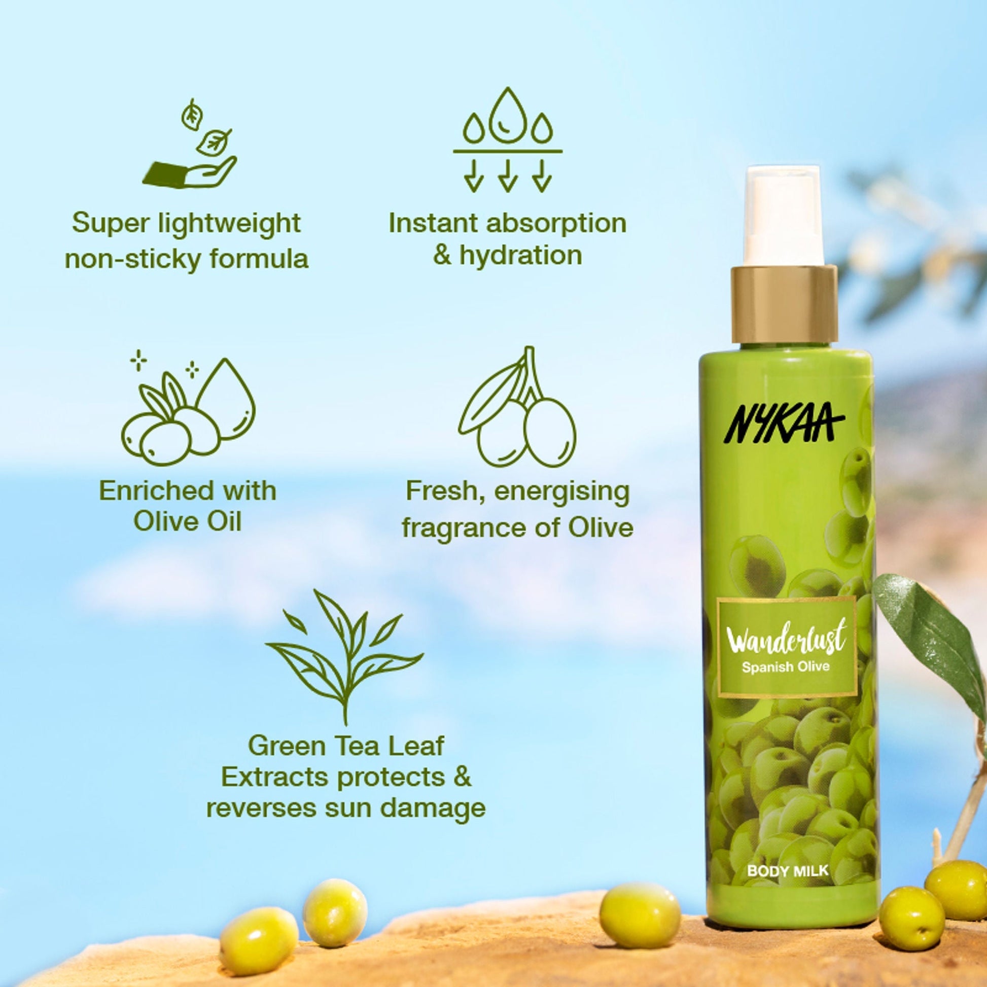 Wanderlust Spanish Olive Body Milk  Grab2Buy Wanderlust Grab2Buy