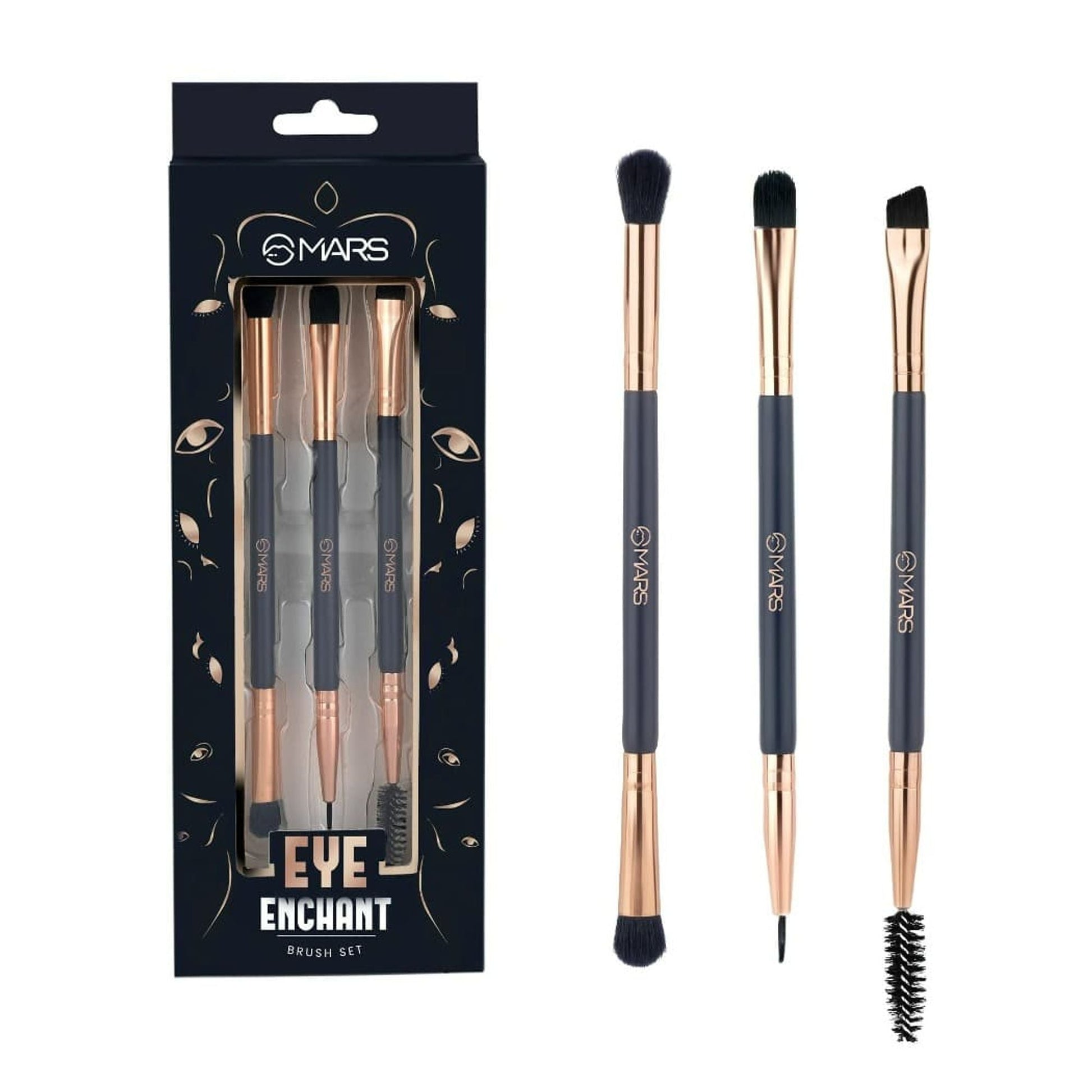 MARS Cosmetics Eye Enchanted Brush - Set of 3 