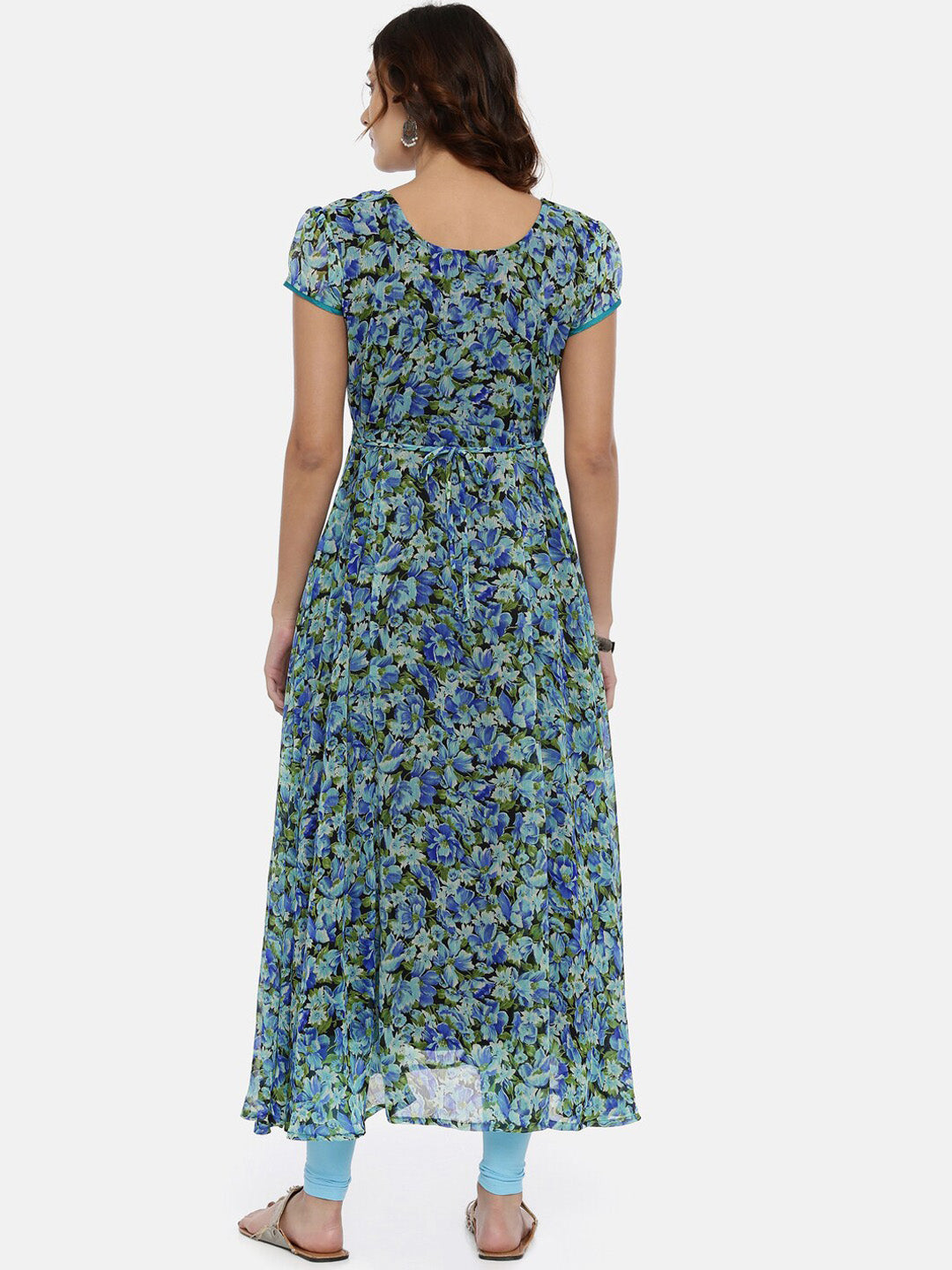 Souchii Women Printed Floral Round Neck Kurta 