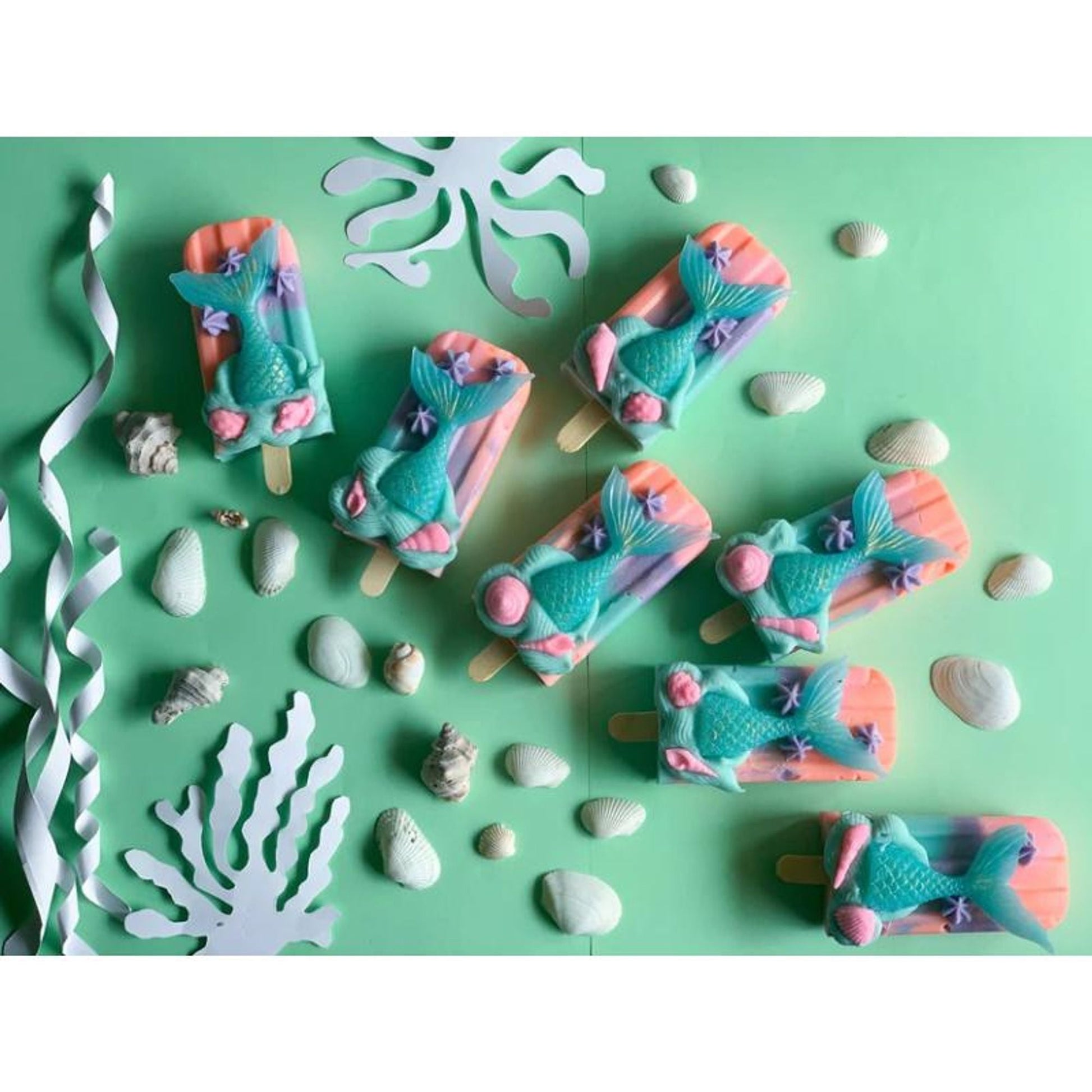 The Sass Bar Seascape Mermaid Popsicle Soap  Grab2Buy The Sass Bar Grab2Buy