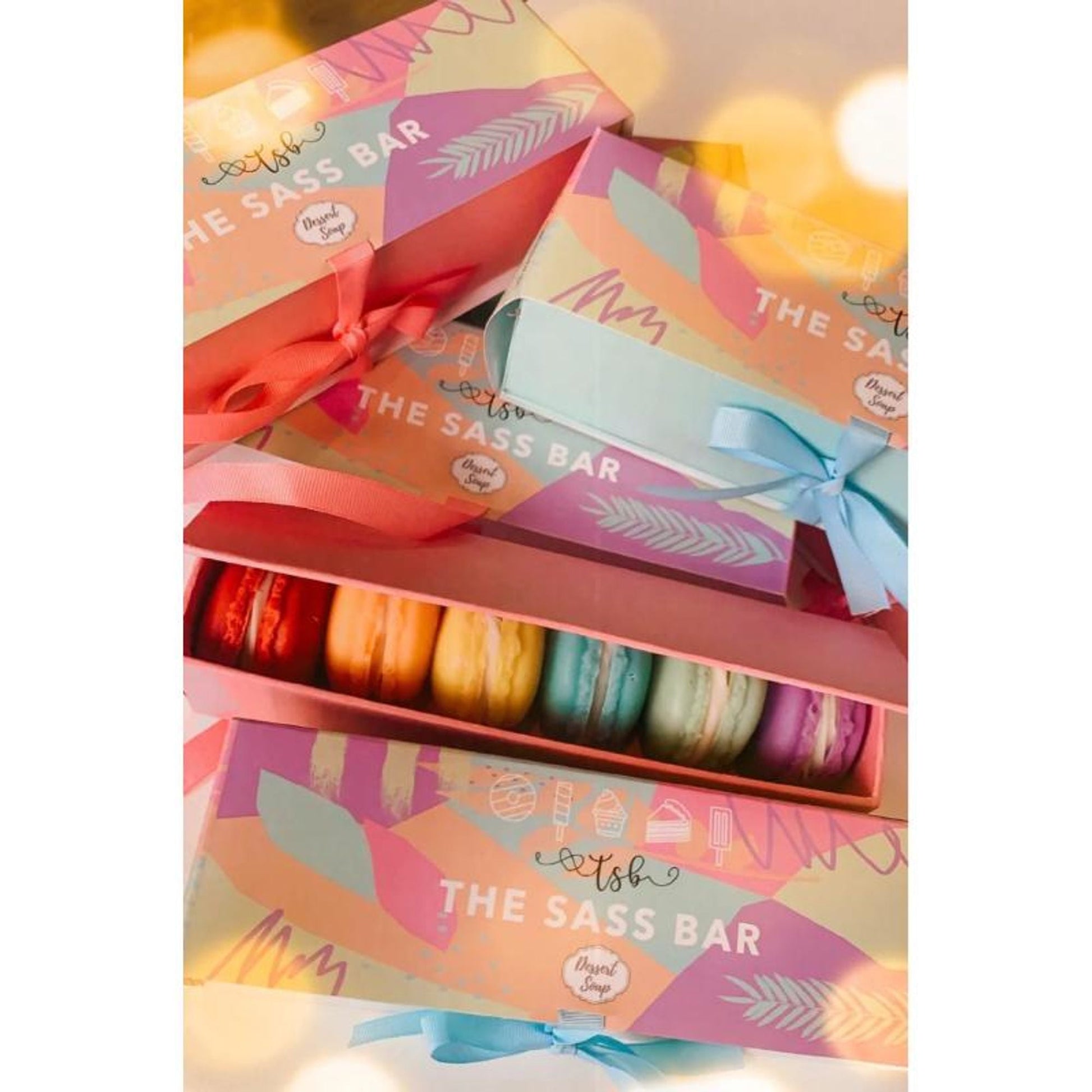 The Sass Bar Macaron Soap Box  Grab2Buy The Sass Bar Grab2Buy