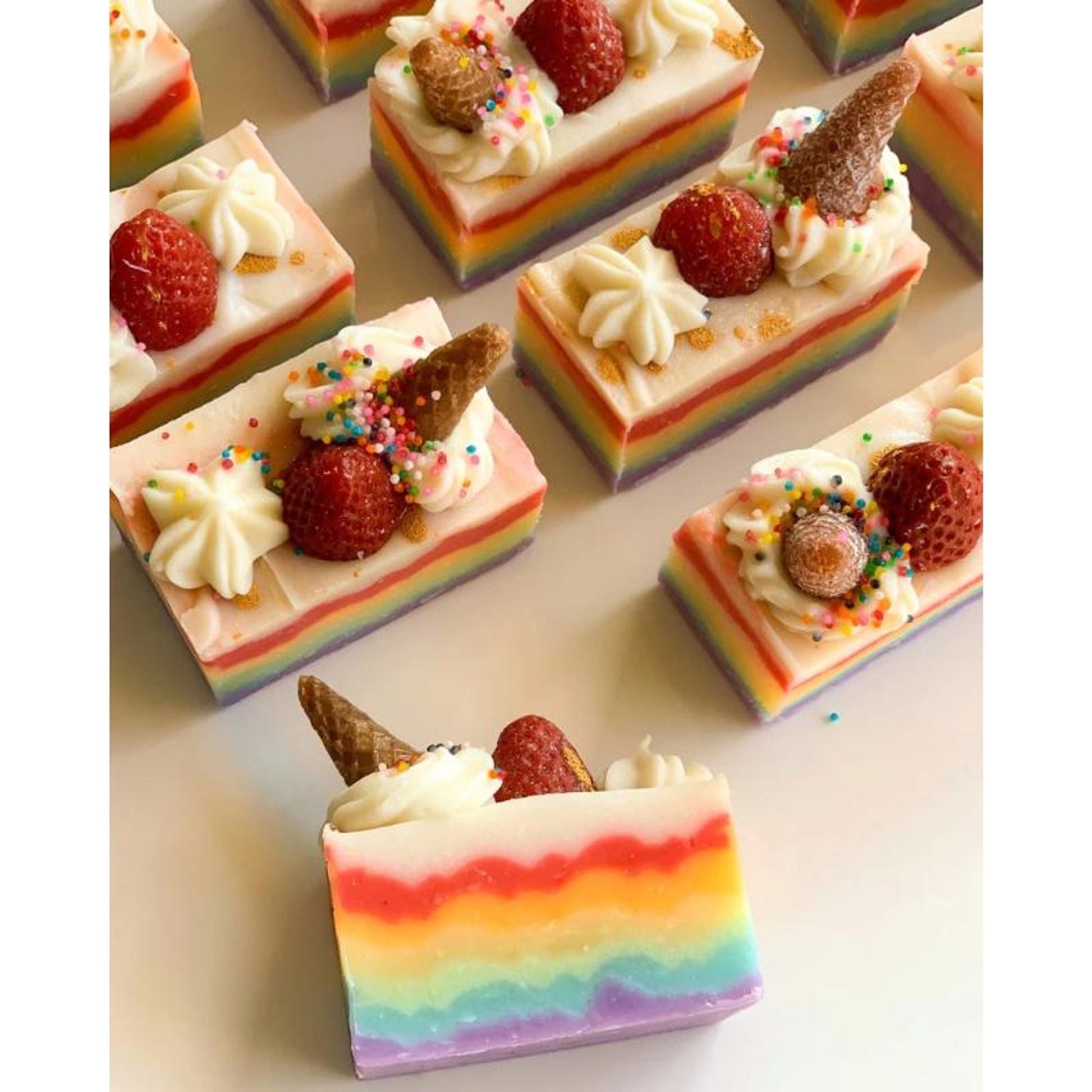 The Sass Bar Rainbow Ice-Cream Loaf Soap  Grab2Buy The Sass Bar Grab2Buy
