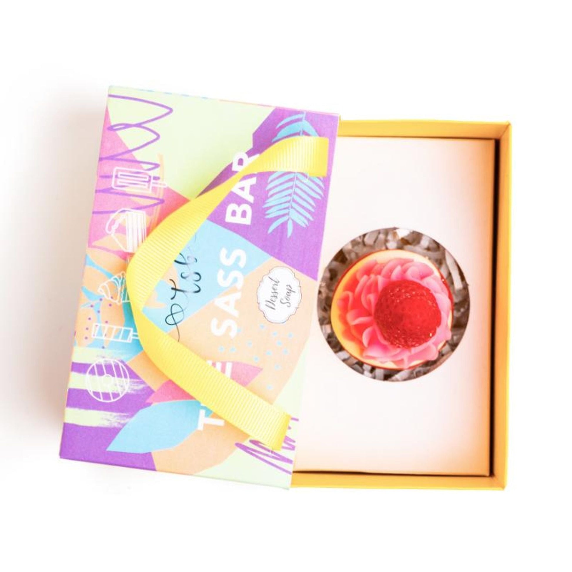 The Sass Bar Fraises Mini Cupcake Soap  Grab2Buy The Sass Bar Grab2Buy