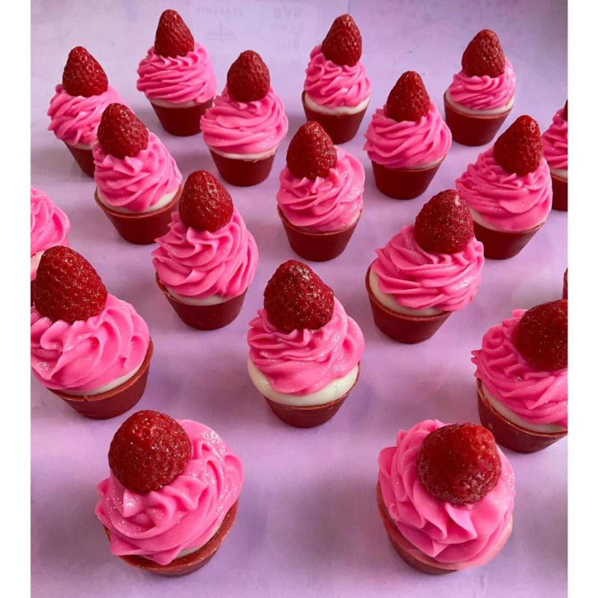 The Sass Bar Fraises Mini Cupcake Soap  Grab2Buy The Sass Bar Grab2Buy