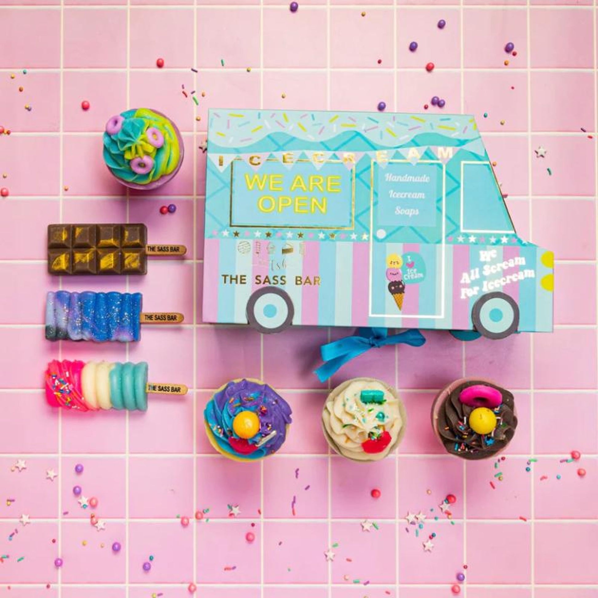 The Sass Bar Ice-Cream Truck Soap Gift Box  Grab2Buy The Sass Bar Grab2Buy