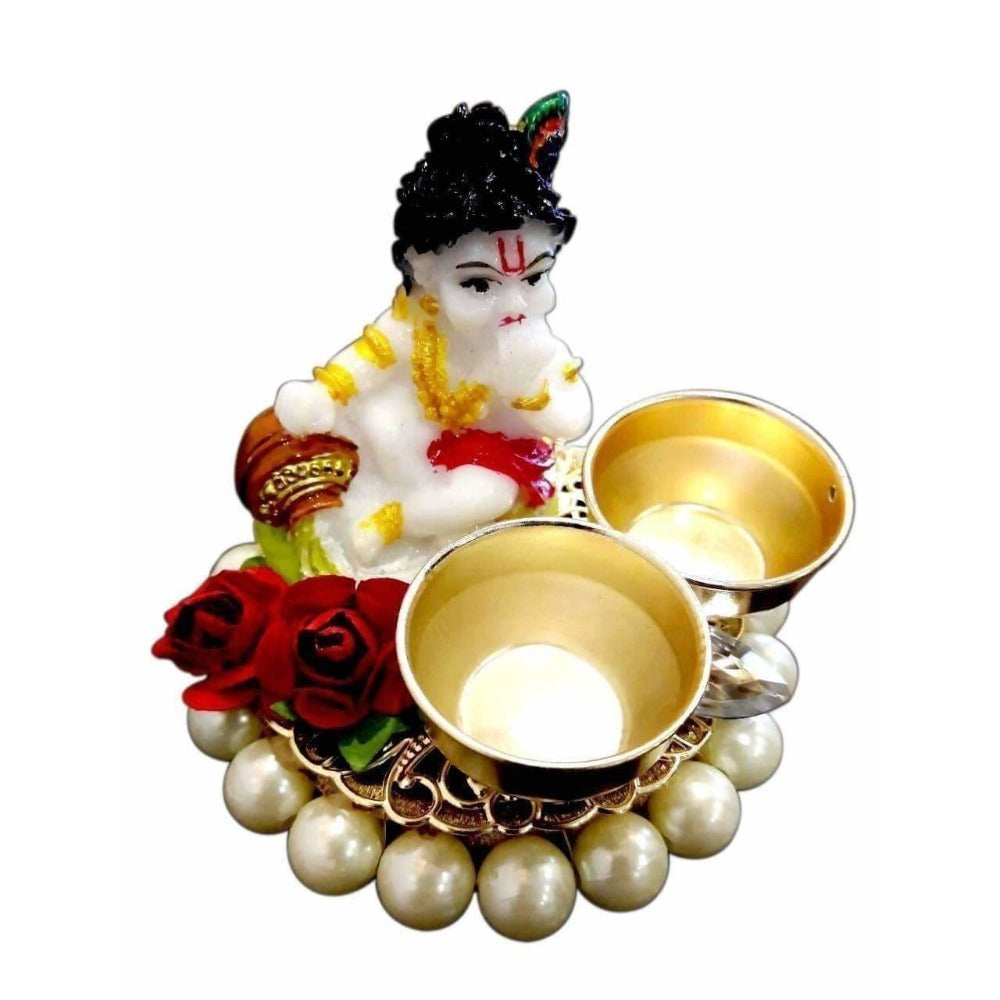 Little Krishna Haldi and Kumkum Holder 