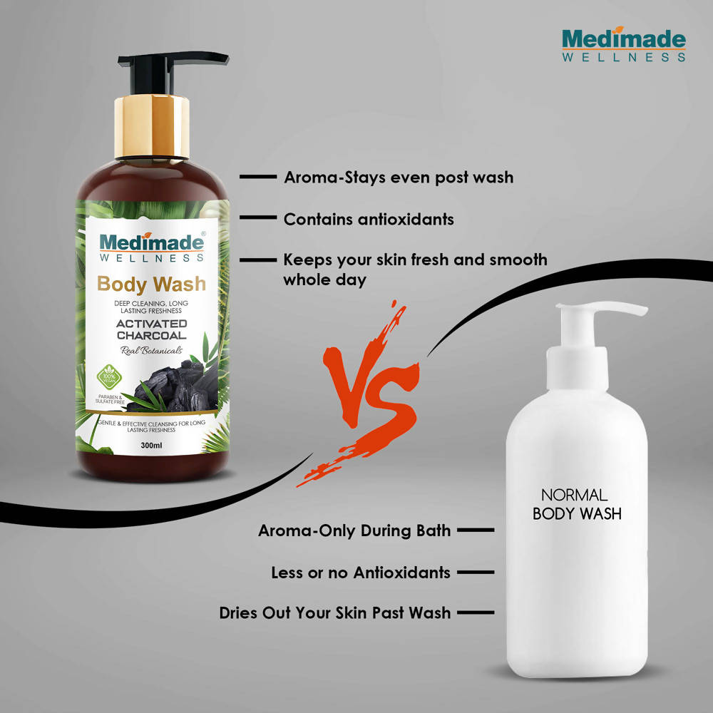 Medimade Wellness Activated Charcoal Body Wash