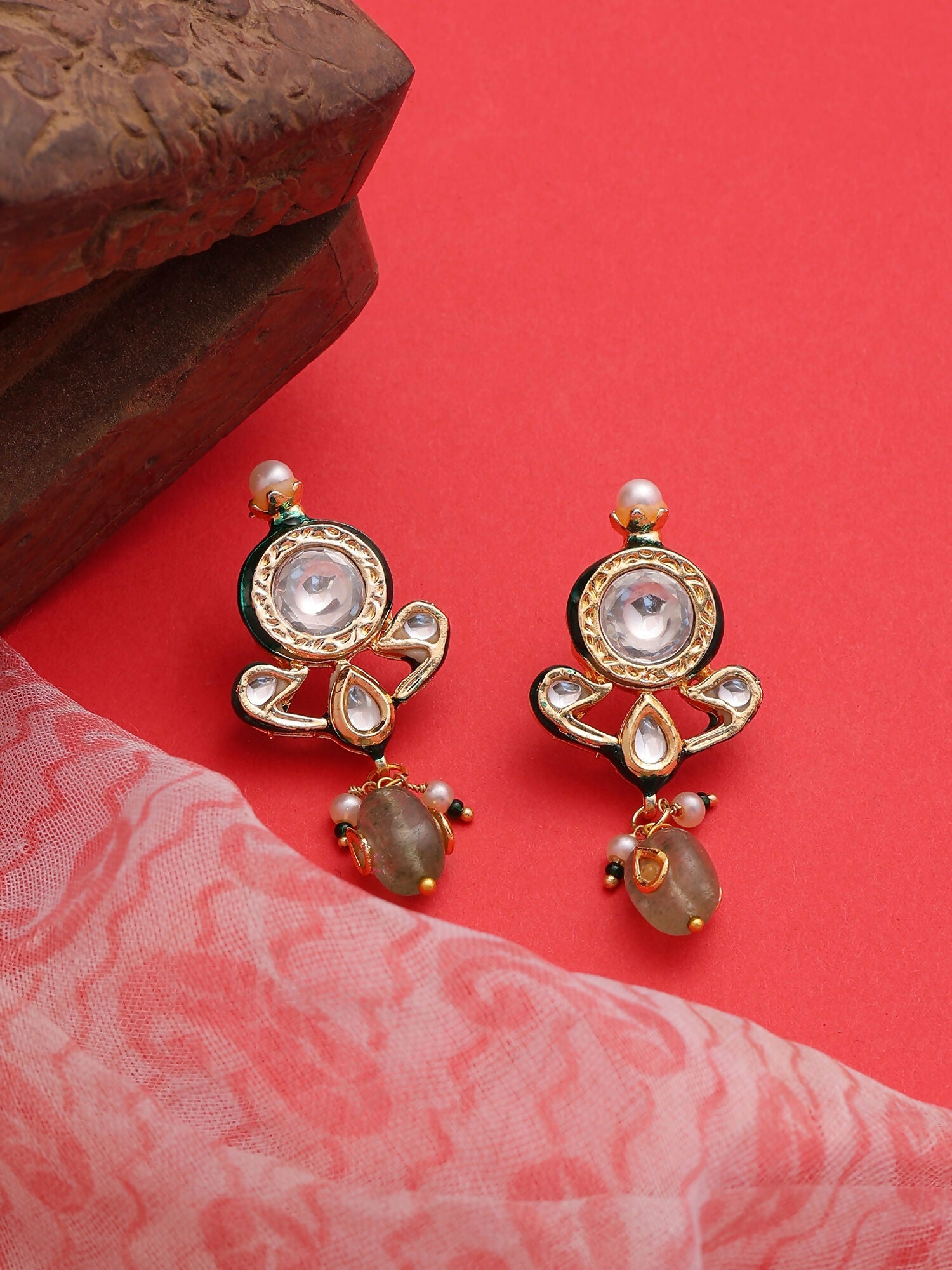 Ruby Raang Noor Bloom Earrings